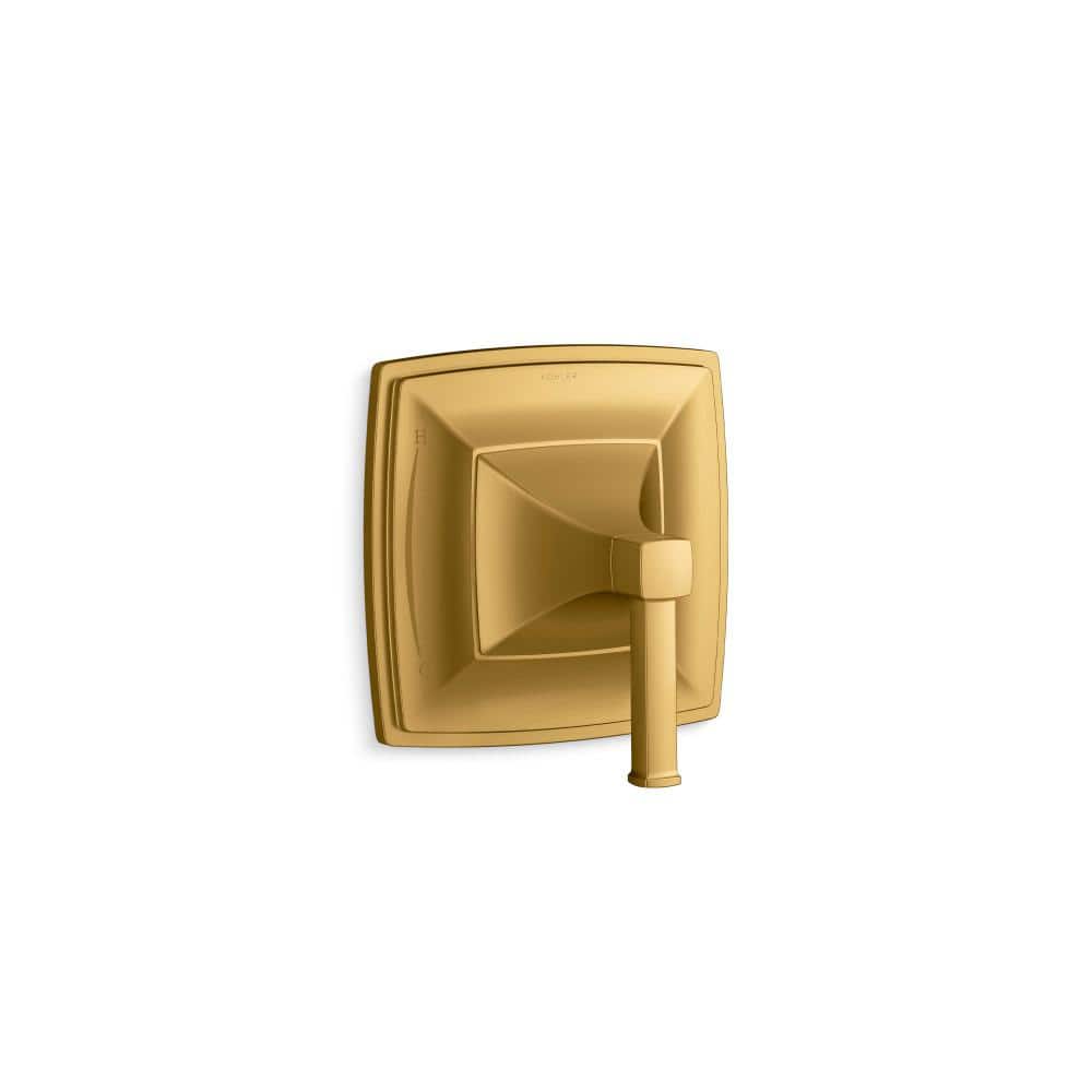 Riff 1-Handle Pressure-Balancing Valve Trim in Vibrant Brushed Moderne Brass (Valve Not Included) price history on PriceWatchPro