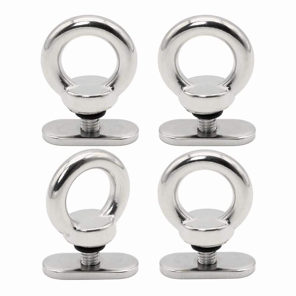 316 Stainless Steel Kayak Track Mount Tie Down Eyelet Rail for Canoes Boats Ropes Fishing Accessories 4 Pack price history on PriceWatchPro