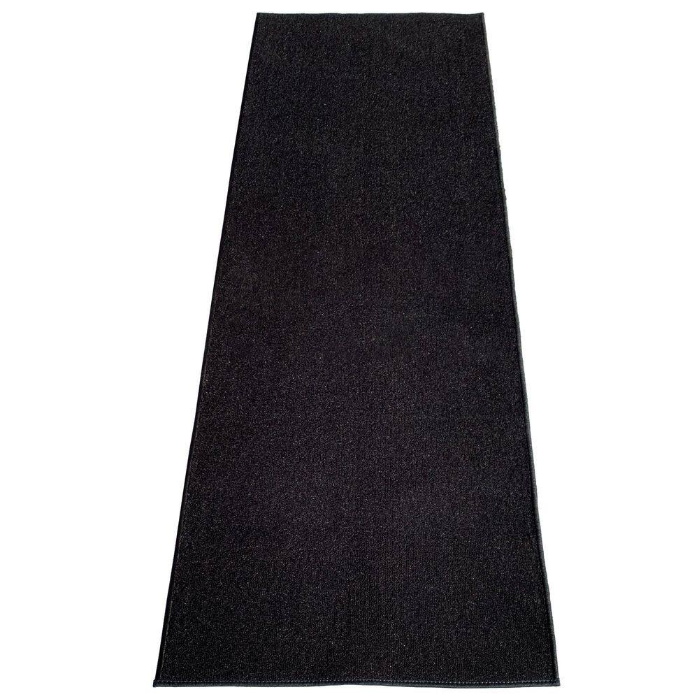 Solid Black 31 in. W x 24 ft. L Runner Rug/Stair Runner 62.4 sq. ft. price history on PriceWatchPro