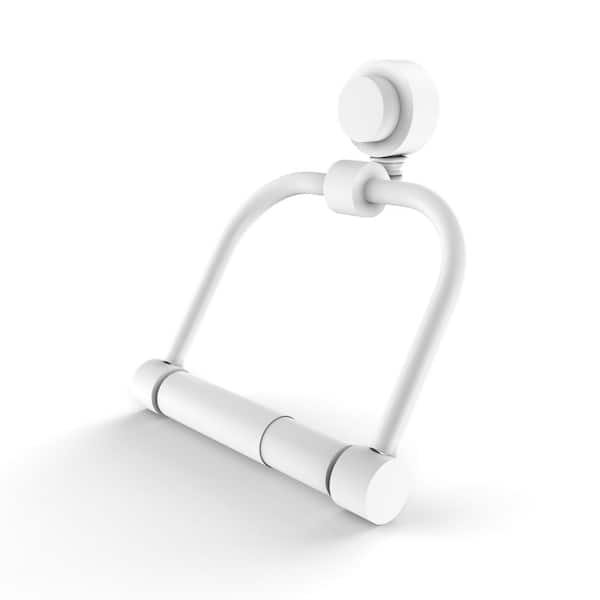 Allied Brass Venus Wall Mounted Toilet Paper Holder in Matte White