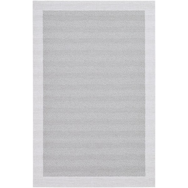 Davis Cream/Medium Gray 2 ft. x 4 ft. Indoor Area Rug