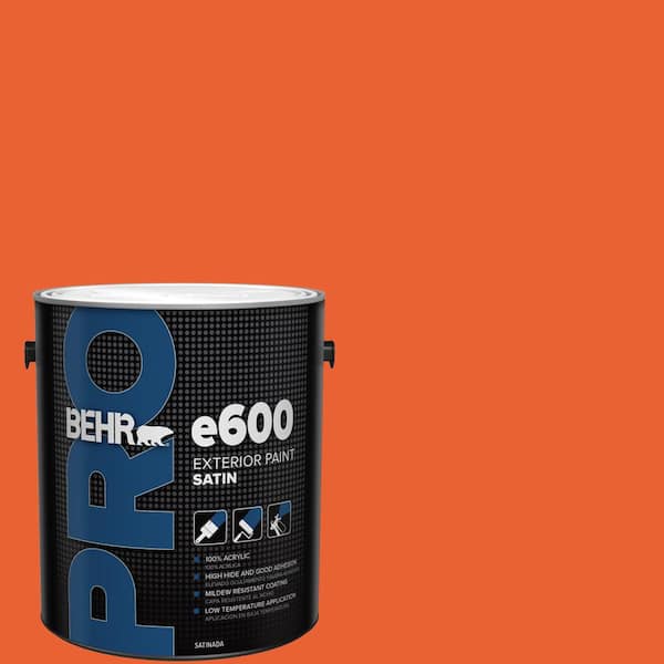 1 gal. #210B-7 Flame Satin Exterior Paint