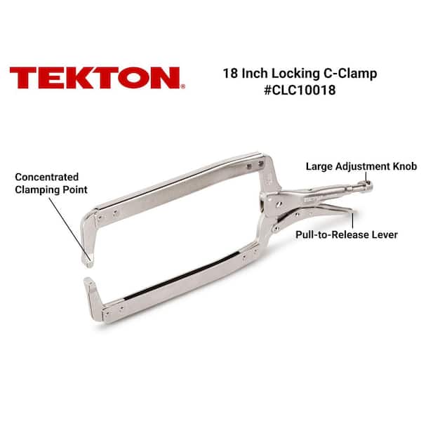 18 in. Locking C-Clamp