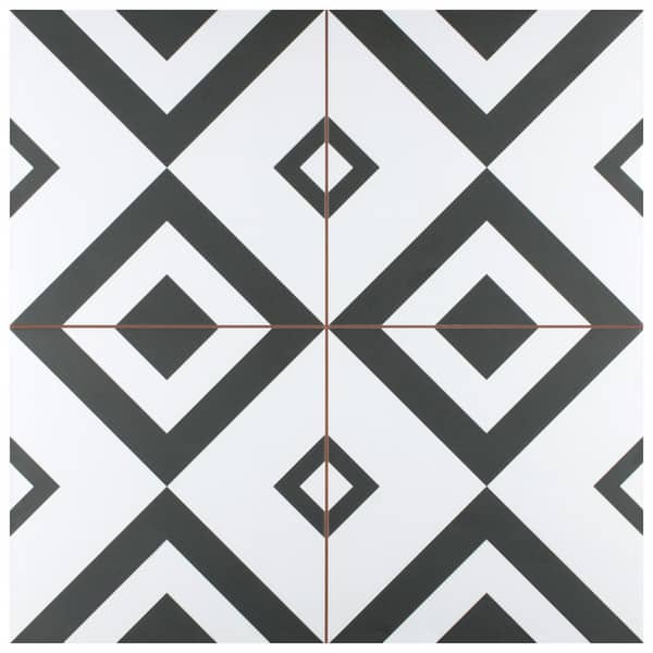 Merola Tile Brixton II 9 in. x 9 in. Ceramic Floor and Wall Take Home Tile Sample