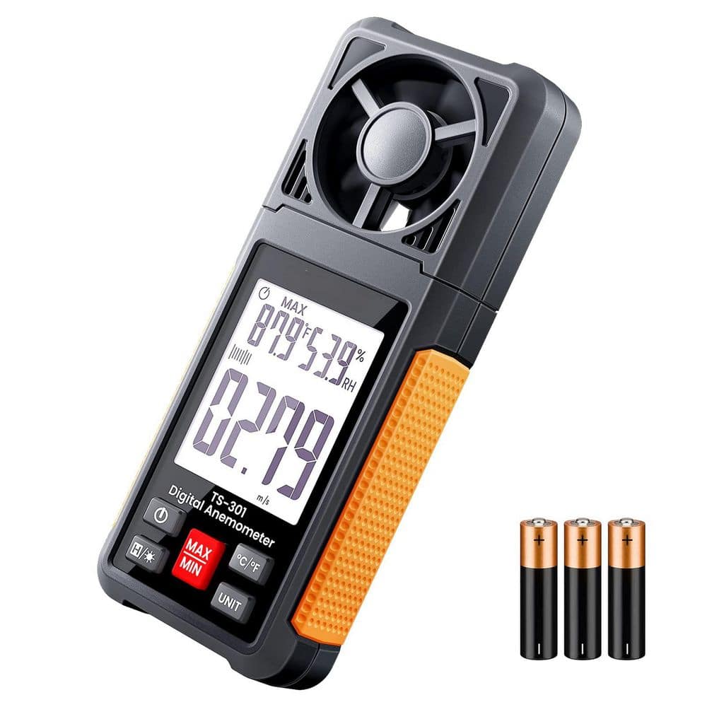 Backlit LCD Display Digital Anemometer with Temperature and Humidity, Wind Speed Meter for Outdoor Activities and HVAC price history on PriceWatchPro