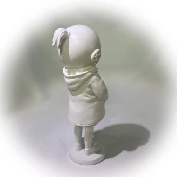 Banksy Deep Sea Diver Girl Resin Figurine: Graffiti Street Art for