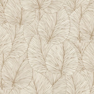 Eilian Gold Palm Wallpaper Sample