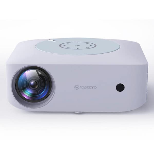 Leisure E30TBS, 1920 x 1080p, Wireless Single LCD Projector with 150 Lumens, Screen Included-White/Blue