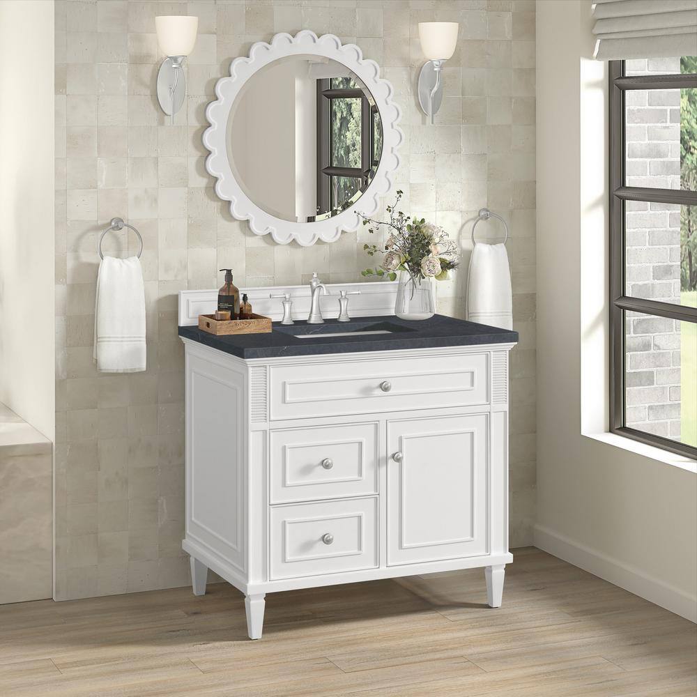 Lorelai 36" Bright White Plywood Single Vanity