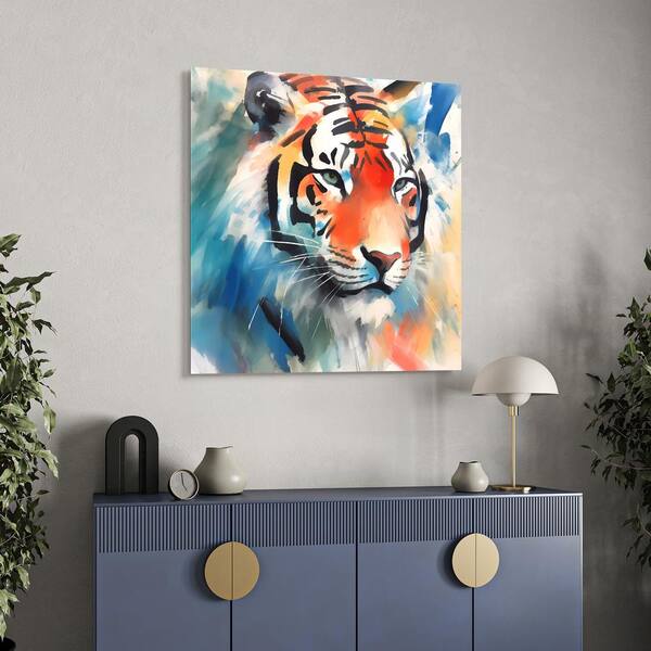 Tiger Tempered Glass Printing Wall Art , Natural And Vivid Wall Decor , Modern Wall store Art, Extra Large Wall Art