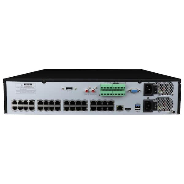 GW Security 64-Channel 8MP 16TB NVR Smart Security Camera System