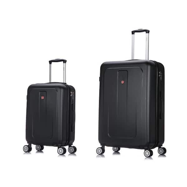 DUKAP Crypto 20 in. & 28 in. Black Lightweight Hardside Set (2-Piece)