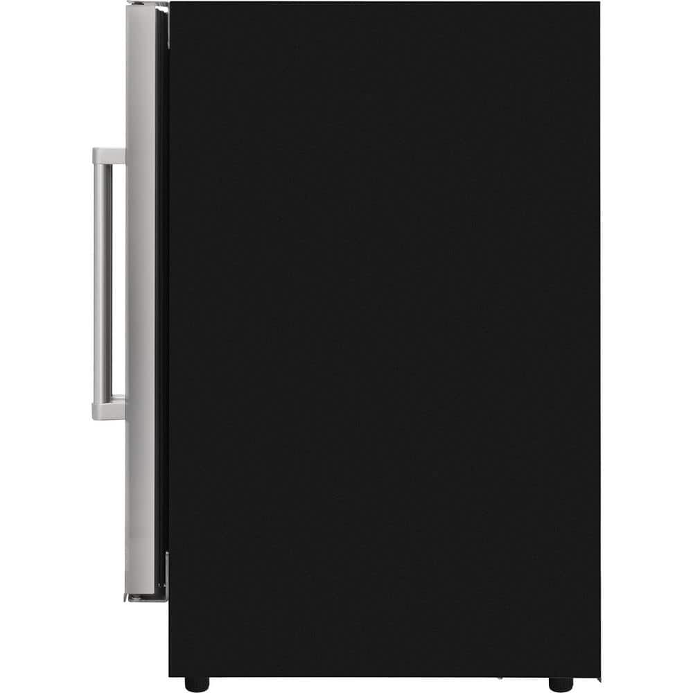Stainless Steel Dual Zone 42-Bottle Wine Cooler with Interior Lighting