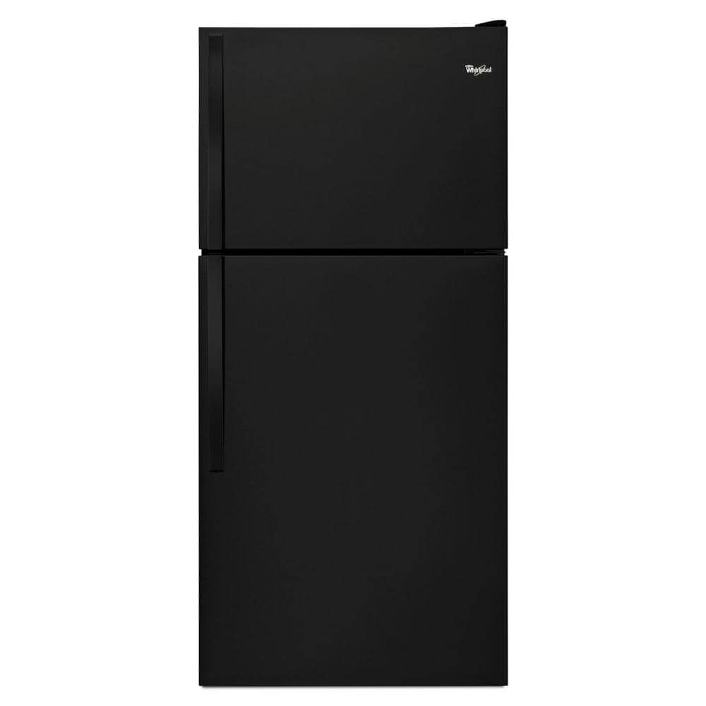 30 in. 18.3 cu. ft. Top Freezer Refrigerator in Black