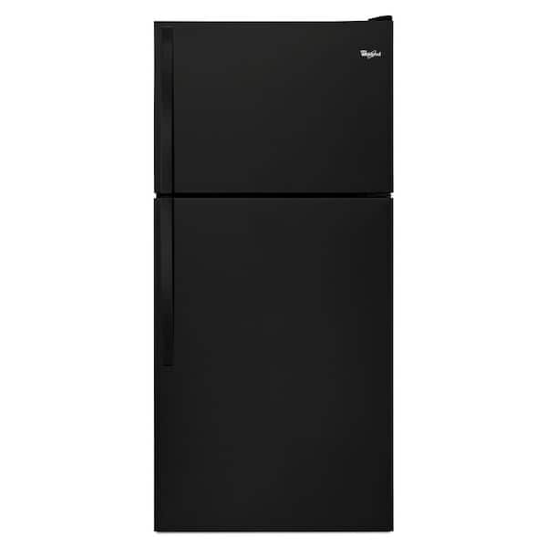 Whirlpool 30 in. 18.3 cu. ft. Top Freezer Refrigerator in Black
