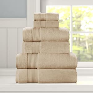 American Soft Linen Bath Towel Set, 4 Piece 100% Turkish Cotton Bath Towels,  27x54 inches Super Soft Towels for Bathroom, Purple Edis4BathYelE133 - The  Home Depot
