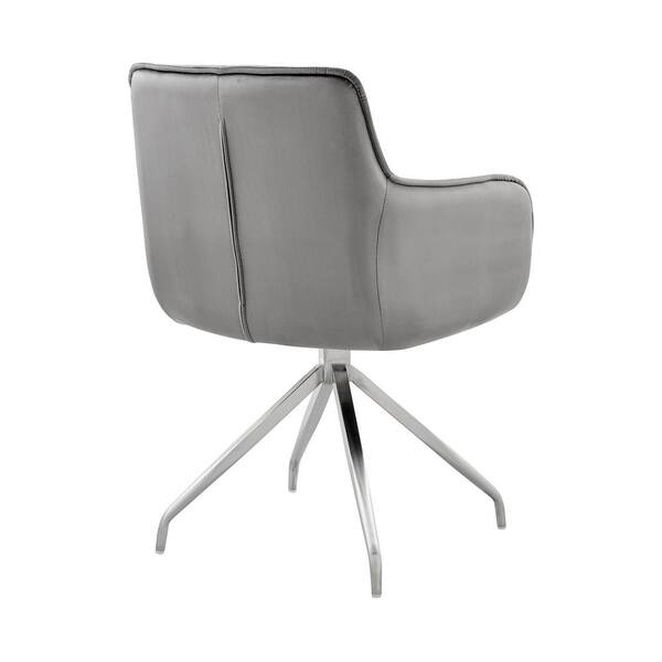 Noah velvet upholstered online side chair