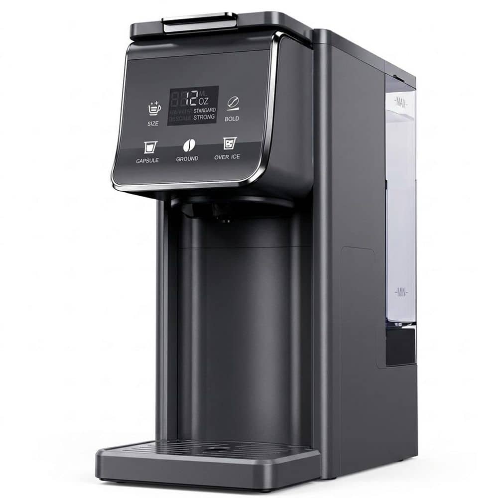 52 Oz Plastic Single Serve Coffee Maker Hot Iced Pod Machine K-Cup Ground Tea Reusable Filter Bold Setting price history on PriceWatchPro
