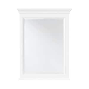 Moorpark 24 in. W x 31 in. H Rectangular Framed Wall Mount Bathroom Vanity Mirror in White
