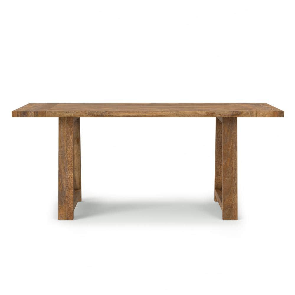 Whitley Burnt Wax Solid Mango Wood Dining Table