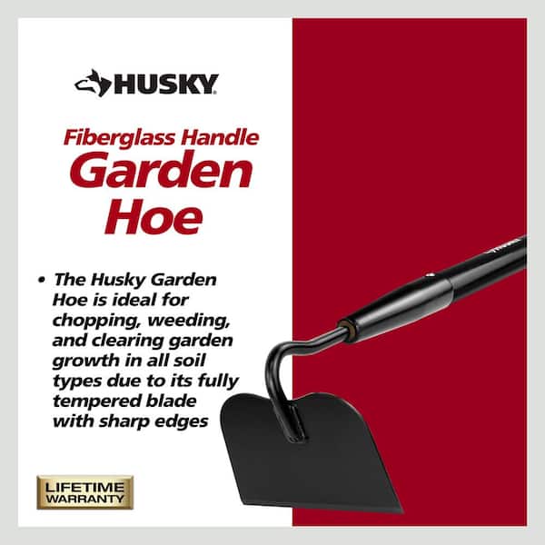 Husky 51 in. Fiberglass Handle Garden Hoe 77150-944 - The Home Depot