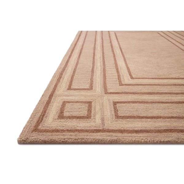 Chris Love Julia Alfie Blush / Rose 8 ft. 6 in. x 11 ft. 6 in. Contemporary Area Rug