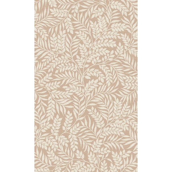 Walls Republic Orange Trailing Minimalist Leaves Tropical Printed Non-Woven Paper Non Pasted Textured Wallpaper 57 Sq. Ft.