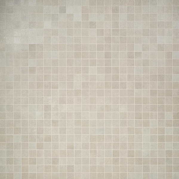 Ivy Hill Tile Thunderstruck Light 11.69 in. x 11.69 in. Matte Porcelain Mosaic Tile (0.95 sq. ft./Each)