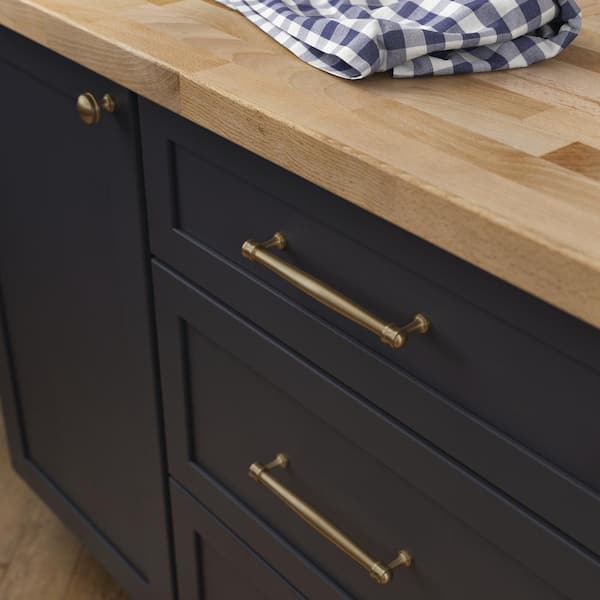 10-Pack Charmaine 6-5/16 in. (160 mm) Classic Champagne Bronze Cabinet Drawer Bar Pulls