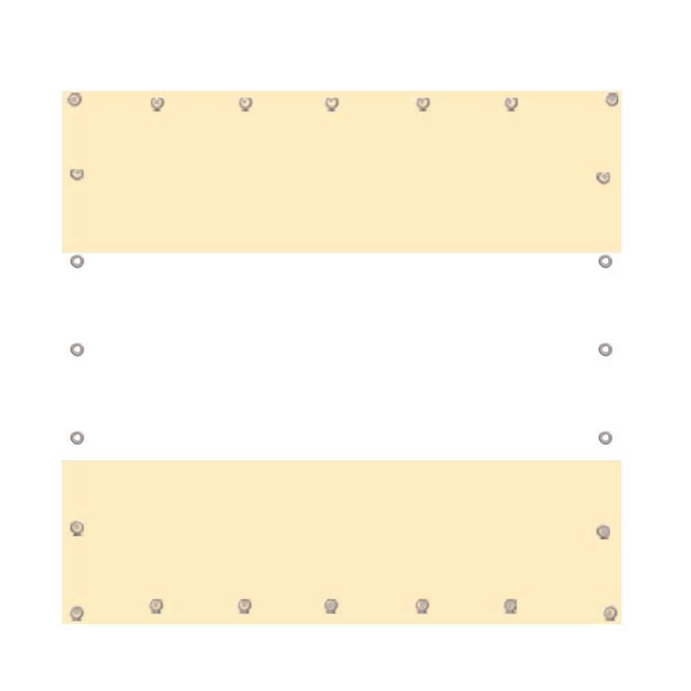 Beige Polyester 78.74 in. W x 98.42 in. L Blackout Curtain Heavy Duty Outdoor Clear Curtain (Single Panel) price history on PriceWatchPro