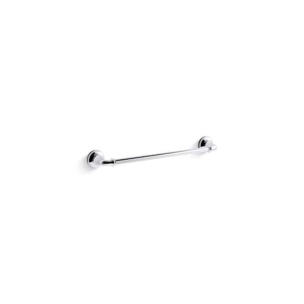 KOHLER Bellera 18 in. Wall Mounted Single Towel Bar in Polished Chrome