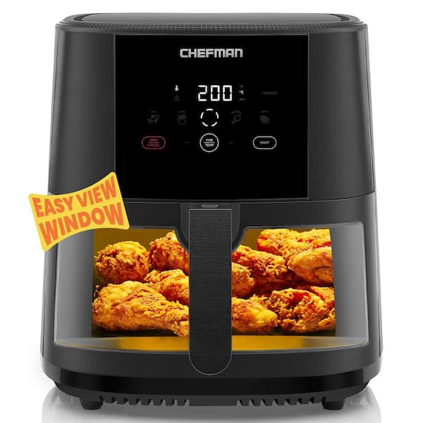 5.8QT Air Fryer with Viewing Window, Large Capacity Oilless Air