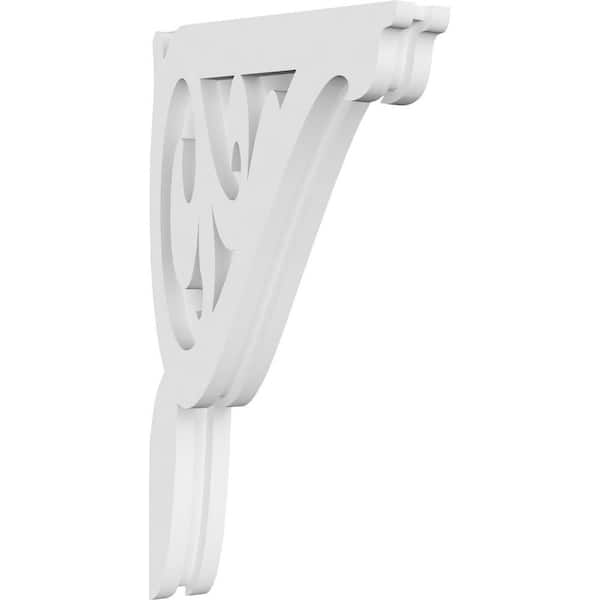 Ekena Millwork 1-7/8 in. x 14 in. x 8 in. PVC Carrillo Corbel