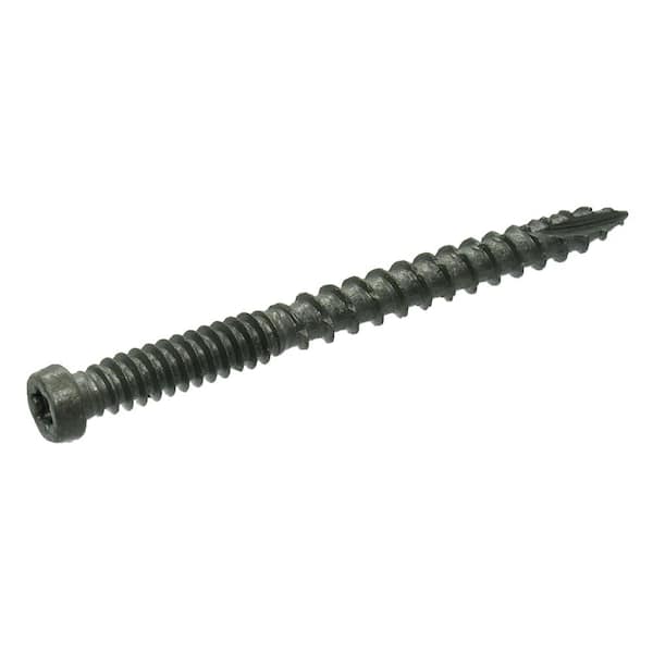 #9 x 2-1/2 in. Gray Torx Pan-Head Coarse Composite Deck Screw (10 lb./729-Piece)