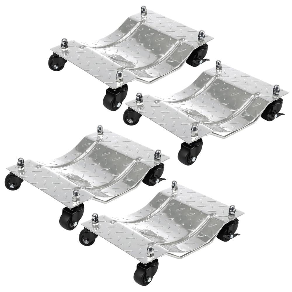 Car Wheel Dolly Set of 4, 6000Lbs Capacity Car Moving Cart with Brakes, Heavy Duty Vehicle Mover Dolly for Moving Cars price history on PriceWatchPro
