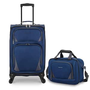 Forza Navy Softside Rolling Suitcase Luggage Set (2-Piece)