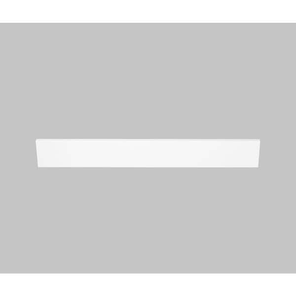 37 in. W x 0.75 in. x 4 in. Engineered Carrara Marble Bathroom Vanity Backsplash