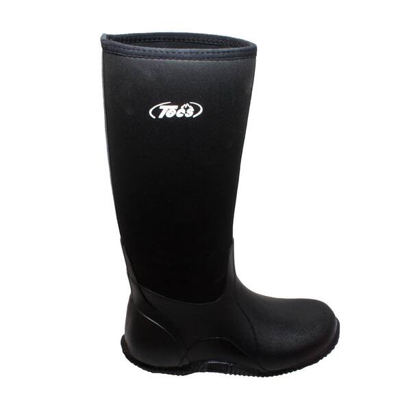 Black Rubber 16 in. Hunting Boots 