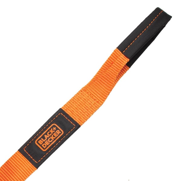 BLACK+DECKER 2 in. x 20 ft. Recovery Strap Rope w/Loop Ends - 9,000 LB.  Break Strength BD1001 - The Home Depot