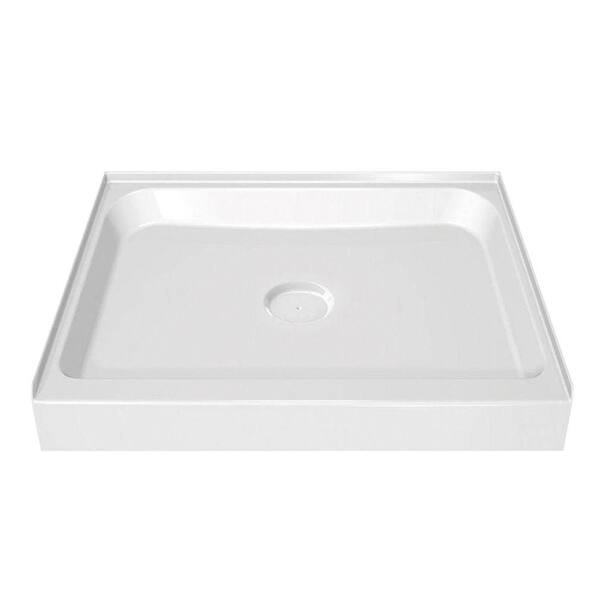 MAAX 36 in. x 36 in. Single Threshold Shower Base in White