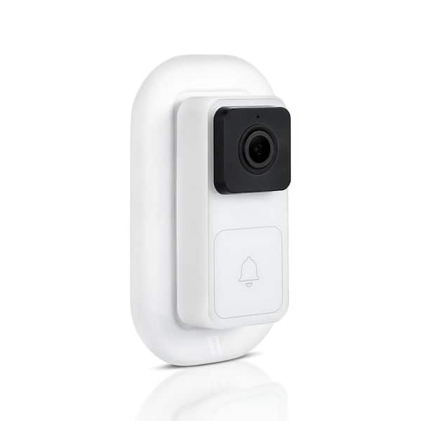 Wasserstein Wall Plate Compatible With Wyze Video Doorbell - Weather Resistant Wyze Video Doorbell Camera Mount in White