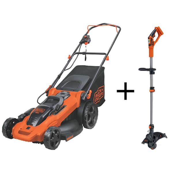 40V MAX 20 in. Battery Powered Walk Behind Push Lawn Mower and 2-in-1 String Trimmer/Edger with (2) 2Ah Batteries