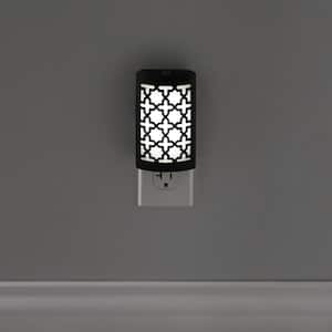 Touch to Dim Dimmable Soft White Plug-In LED Black Night Light