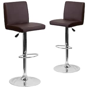 43.75 in. Brown Bar Stool (Set of 2)