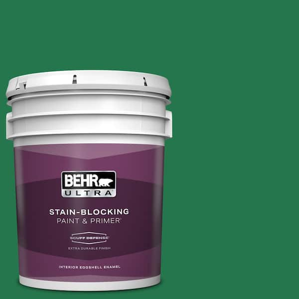 BEHR ULTRA 5 gal. #460B-7 Pine Grove Extra Durable Eggshell Enamel Interior Paint & Primer