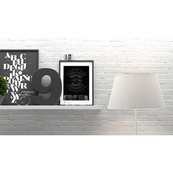 Place2b White Matte 1.97 in. x 9.84 in. Ceramic Wall Tile (6.48 sq. ft. / case)