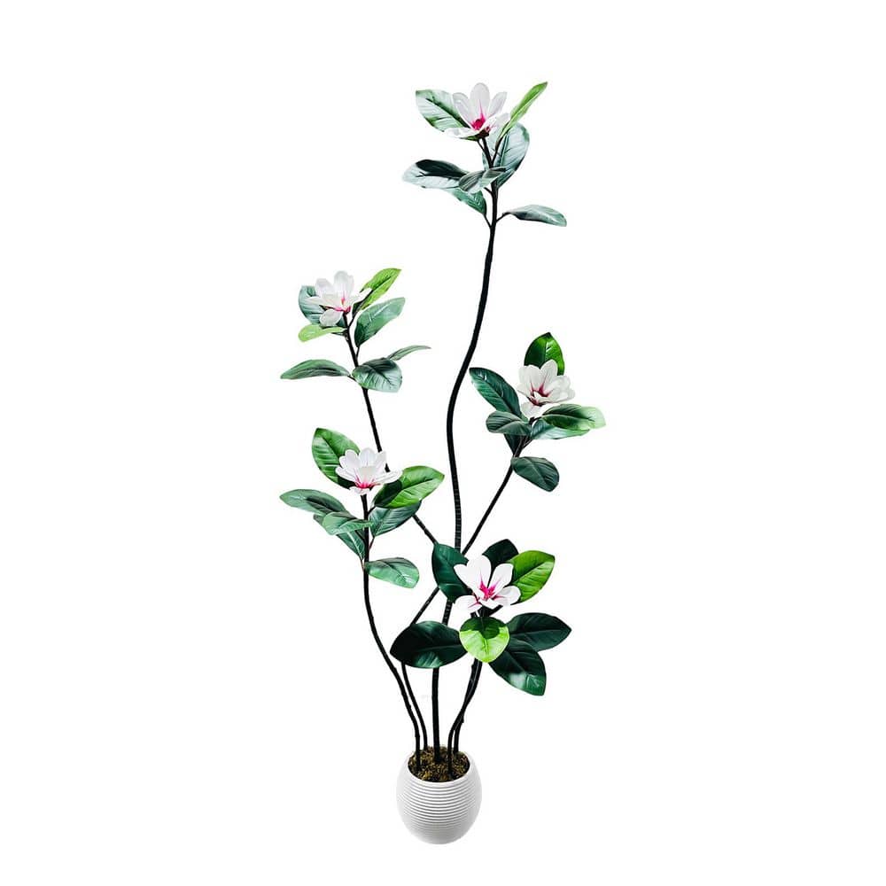 6FT S shape multiple stem artificial Magnolia tree, durable plastic artificial plant price history on PriceWatchPro