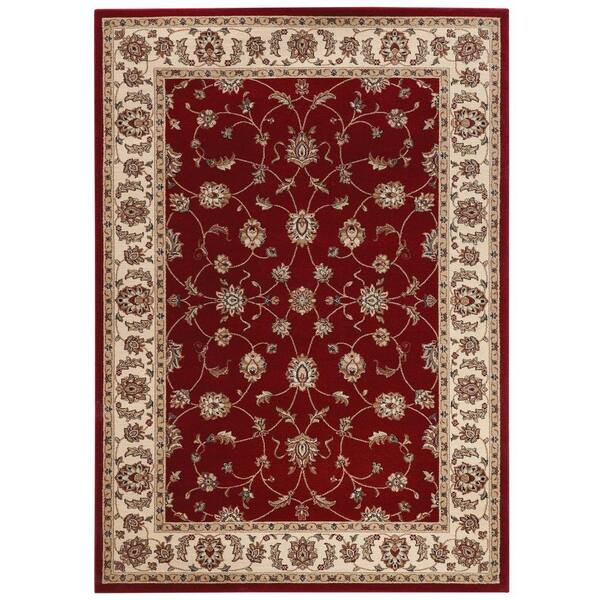 Home Decorators Collection Claire Red 4 ft. x 6 ft. Area Rug