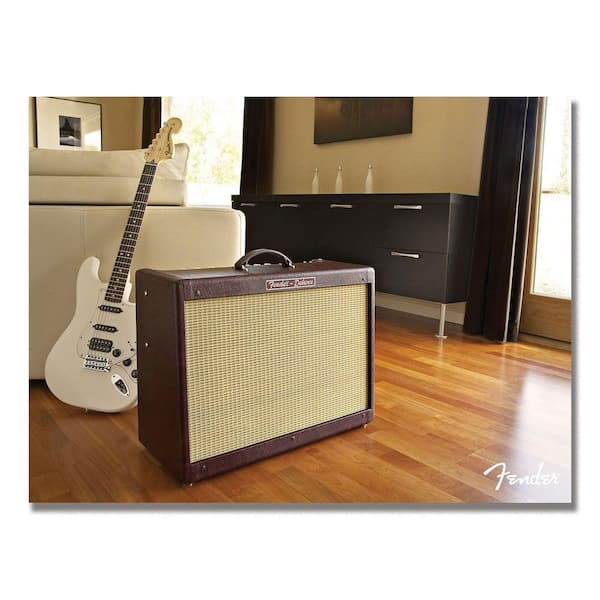 Trademark Fine Art 35 in. x 47 in. Fender Relax Its a Strat Canvas Art