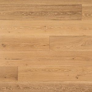 Groveville Oak 3 in. T x 0.5 in. W x 78 in. L Flush Stair Nose Eased Edge Molding Hardwood Trim